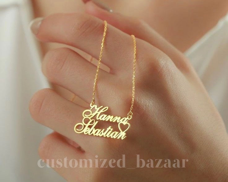 Customized Necklace - Double Name