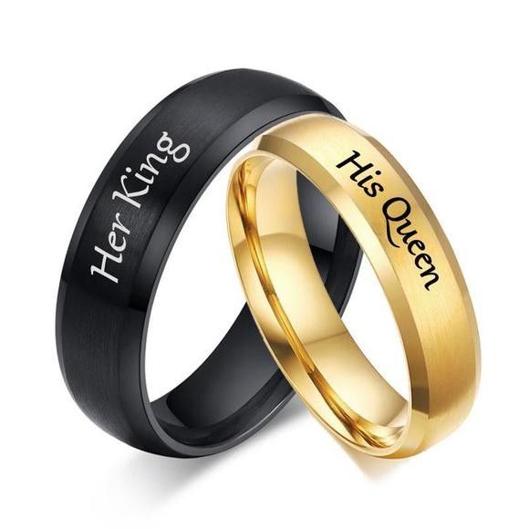 Engrave Couple Ring