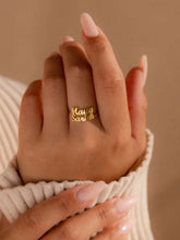 Beautiful Customized Name Ring.