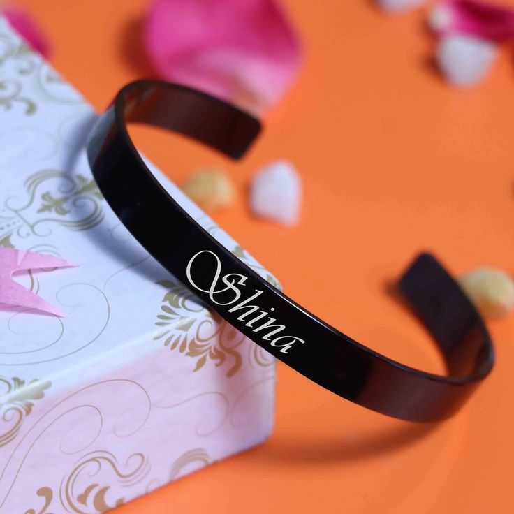 Engrave name Bangle