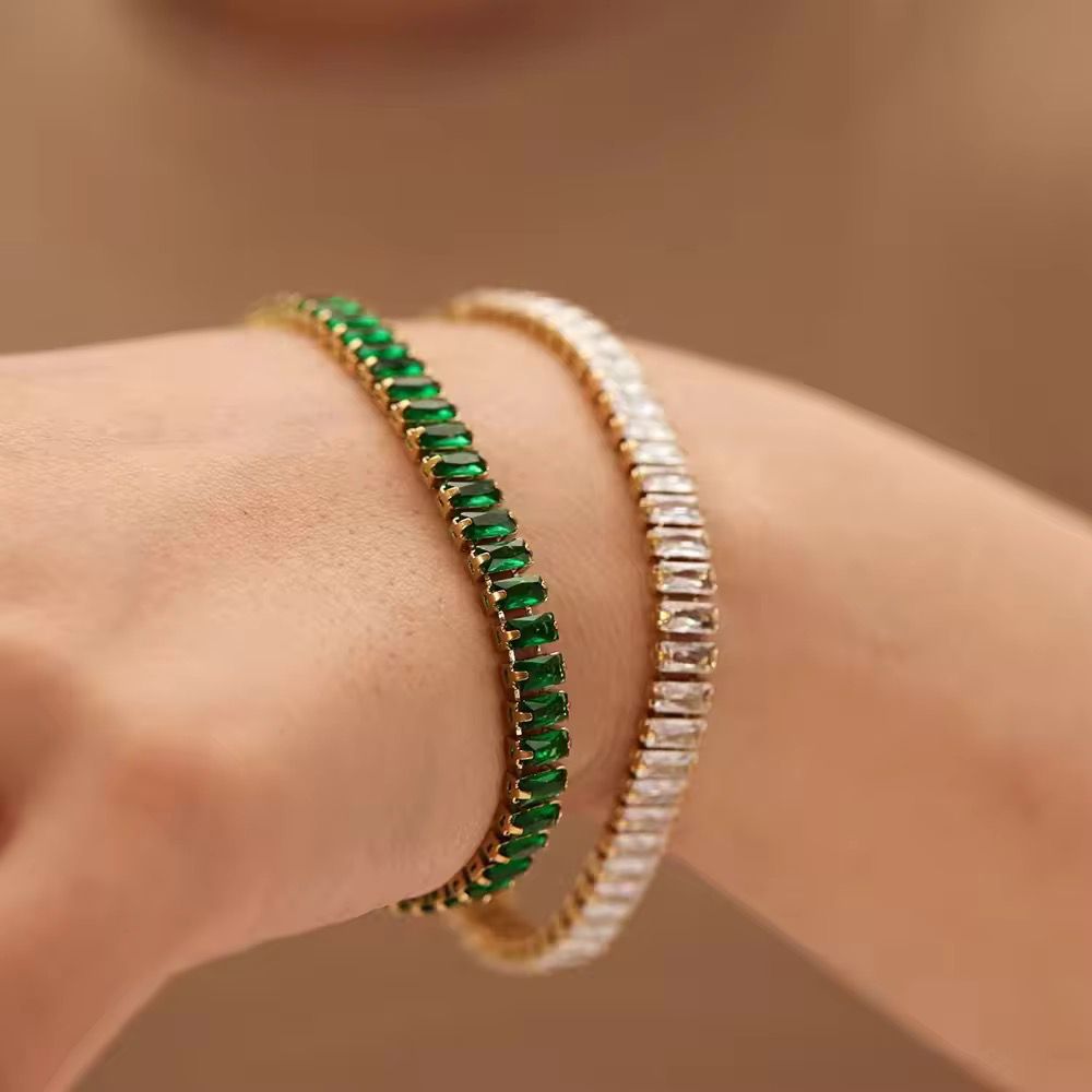 Crystal Elegance Gold Bracelet✨