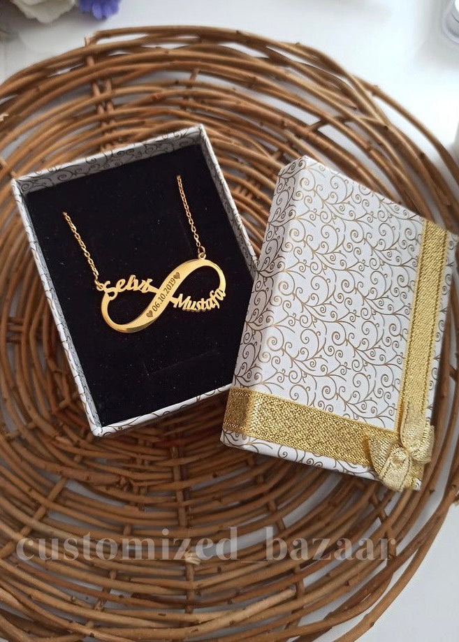 Customized Name Necklace - INFINITY