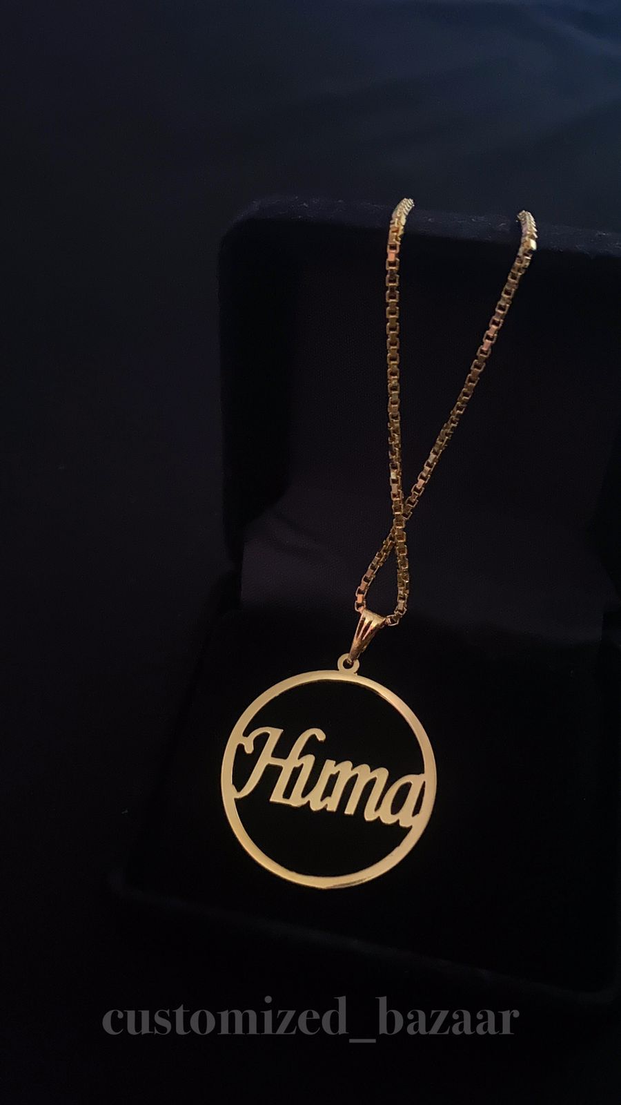 Customized Name Necklace - Round Shape