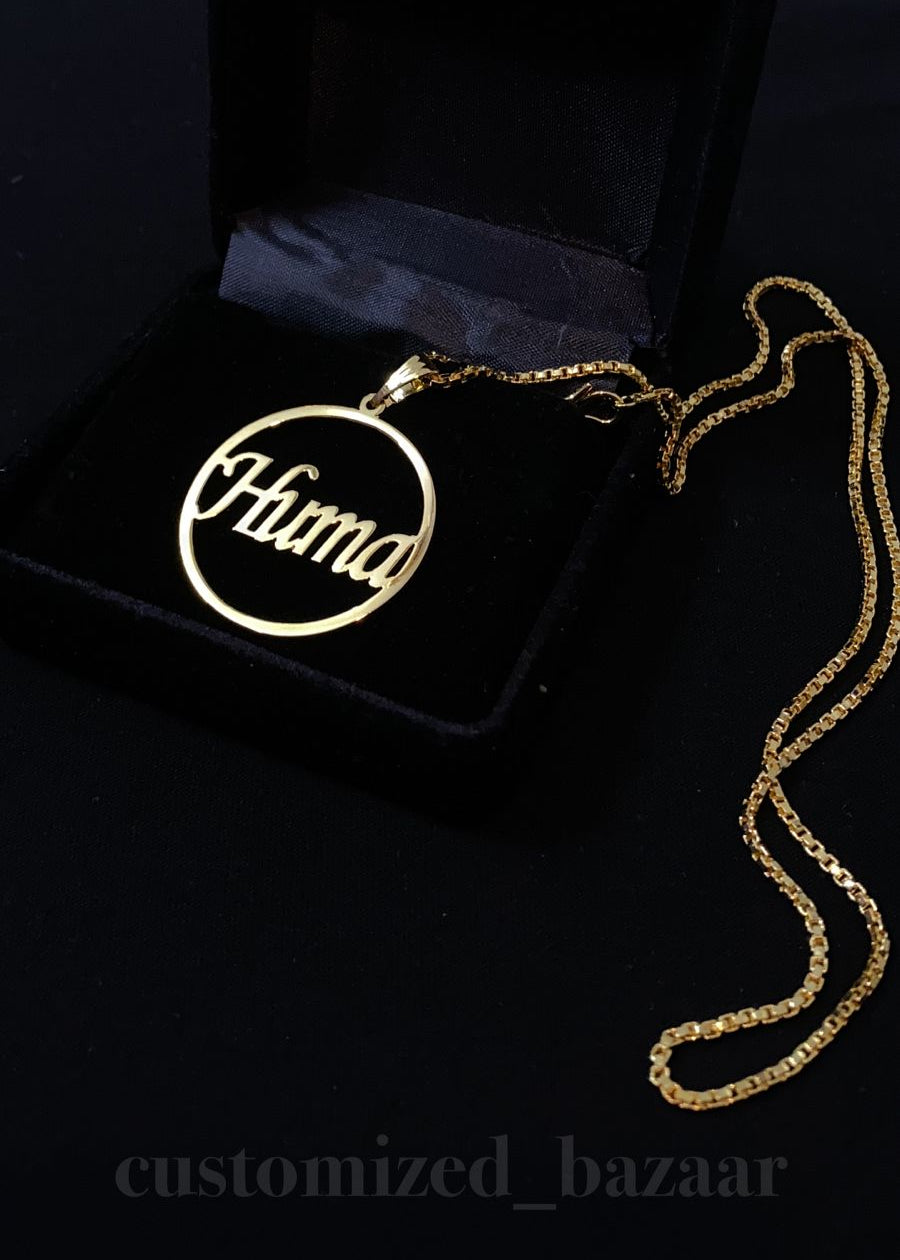 Customized Name Necklace - Round Shape